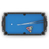 Игровой стол UNIX LINE ТРАНСФОРМЕР 4 в 1 (204х112 cм) Black GTM204X112BK